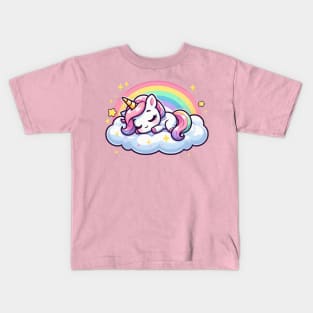 Sleeping unicorn Kids T-Shirt